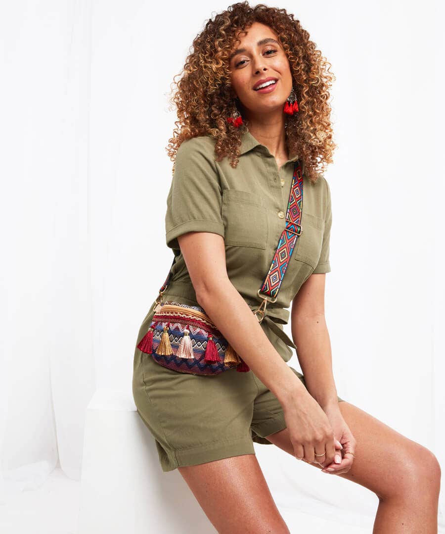 Sale Jumpsuits | Sale Jeans & Trousers | Women's | Women's Joe Browns On Safari Playsuit Green