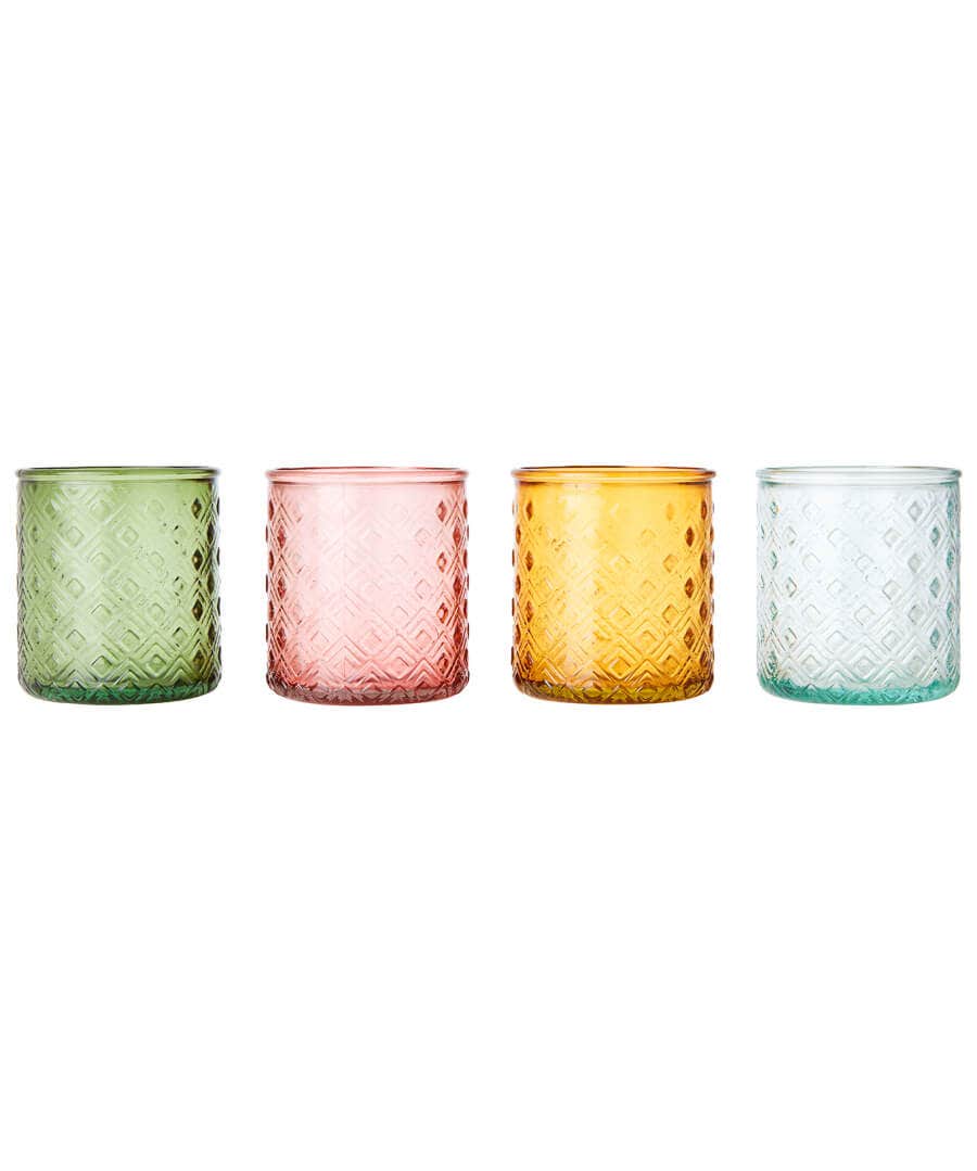 Living Room | Bedroom | Endless Sunsets | Home Accessories | Gifts | Home | Home | Home | Home | Women's Joe Browns Pack Of 4 Recycled Glass Tealight Holders Multi