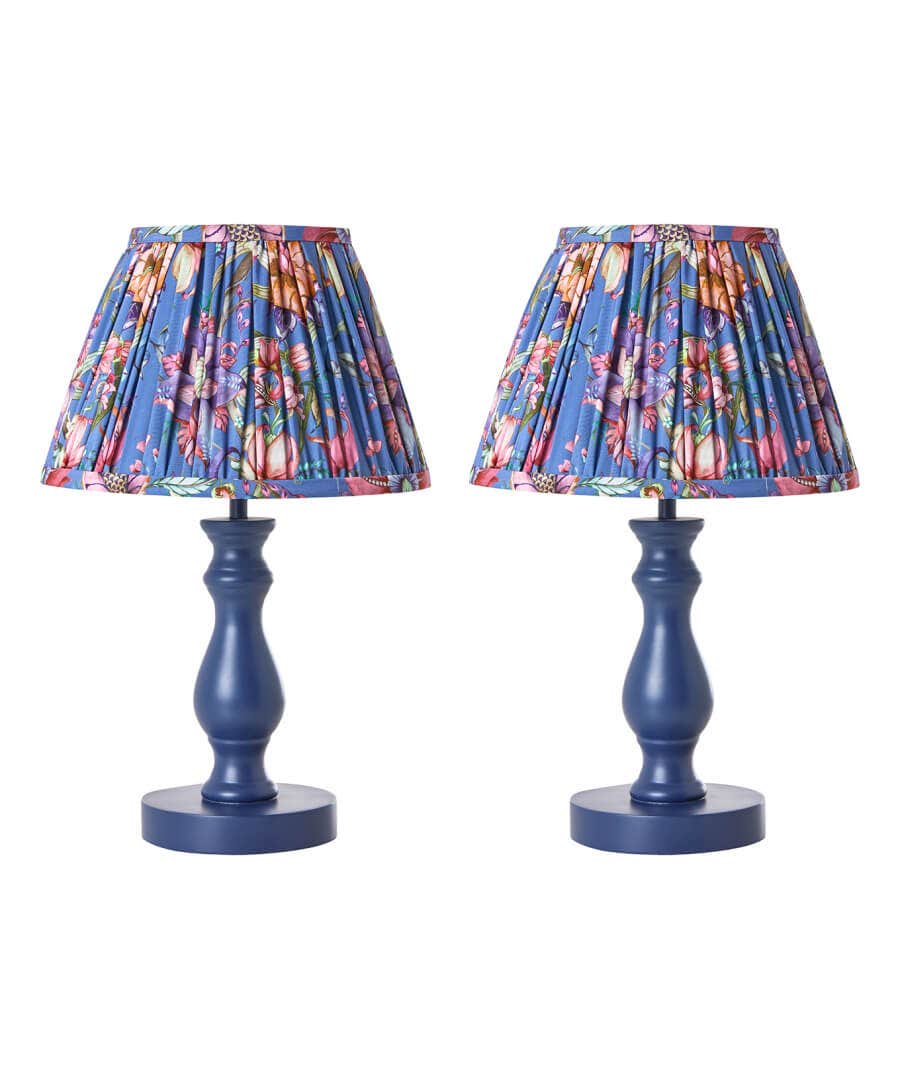 Bedroom | Nouveau Reflections | Floral Décor | Nature Décor | Lighting & Lamps | Home | Home | Home | Home | Home Joe Browns Pair Of Nouveau Printed Bedside Lamps Grey