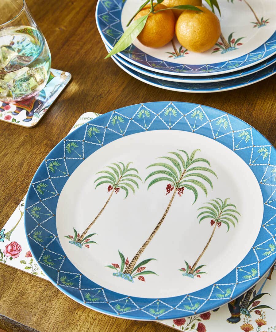 Floral Décor | Nature Décor | Sale Kitchen & Dining | Home | Home | Home Joe Browns Perfect Palm Set Of 4 Dinner Plates Multi