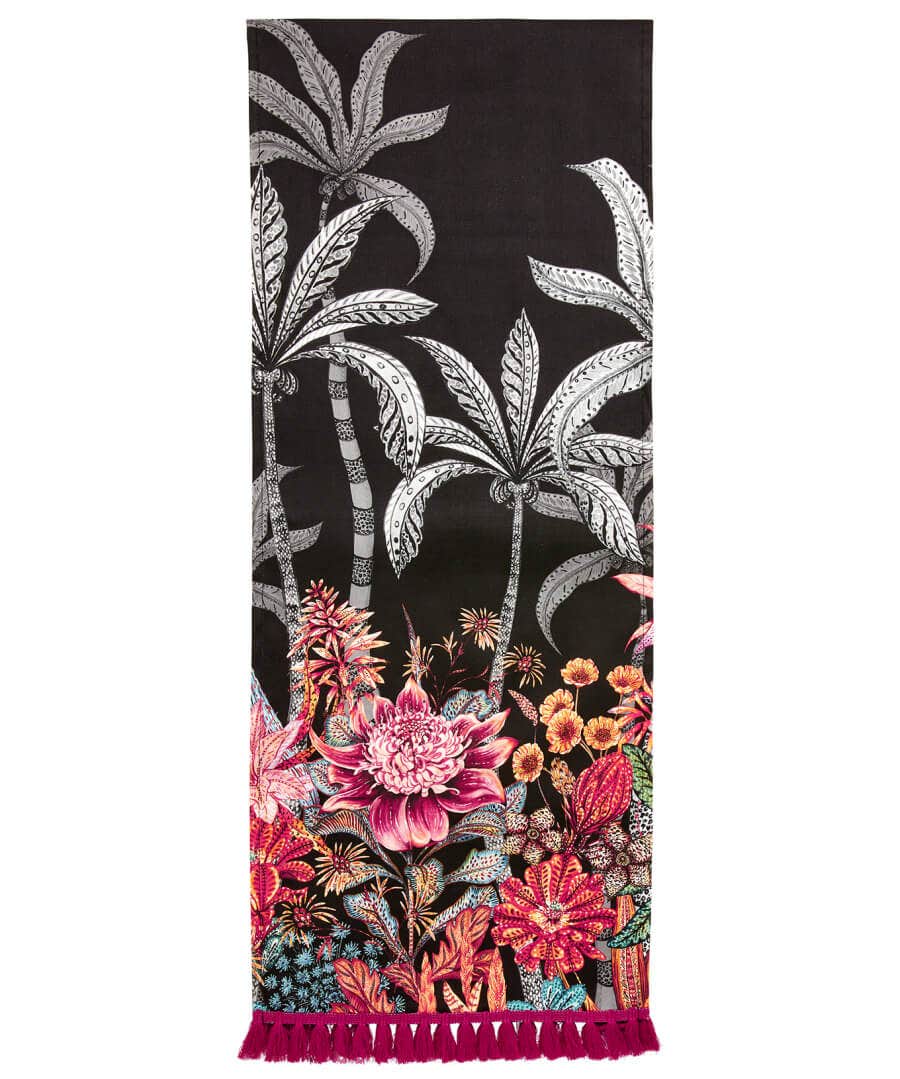 Endless Sunsets | Floral Décor | Nature Décor | Kitchen | Home | Home | Home | Home Joe Browns Perfect Palms Table Runner Black