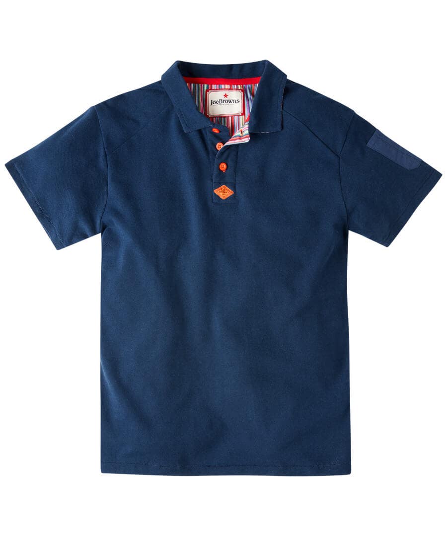 Shop Men's Collection | Plain Tops & T-Shirts | Tops & T-Shirts | Sale Tops & T-Shirts | Top Picks | Top Picks | Men，s | Men，s Joe Browns Perfect Polo Navy