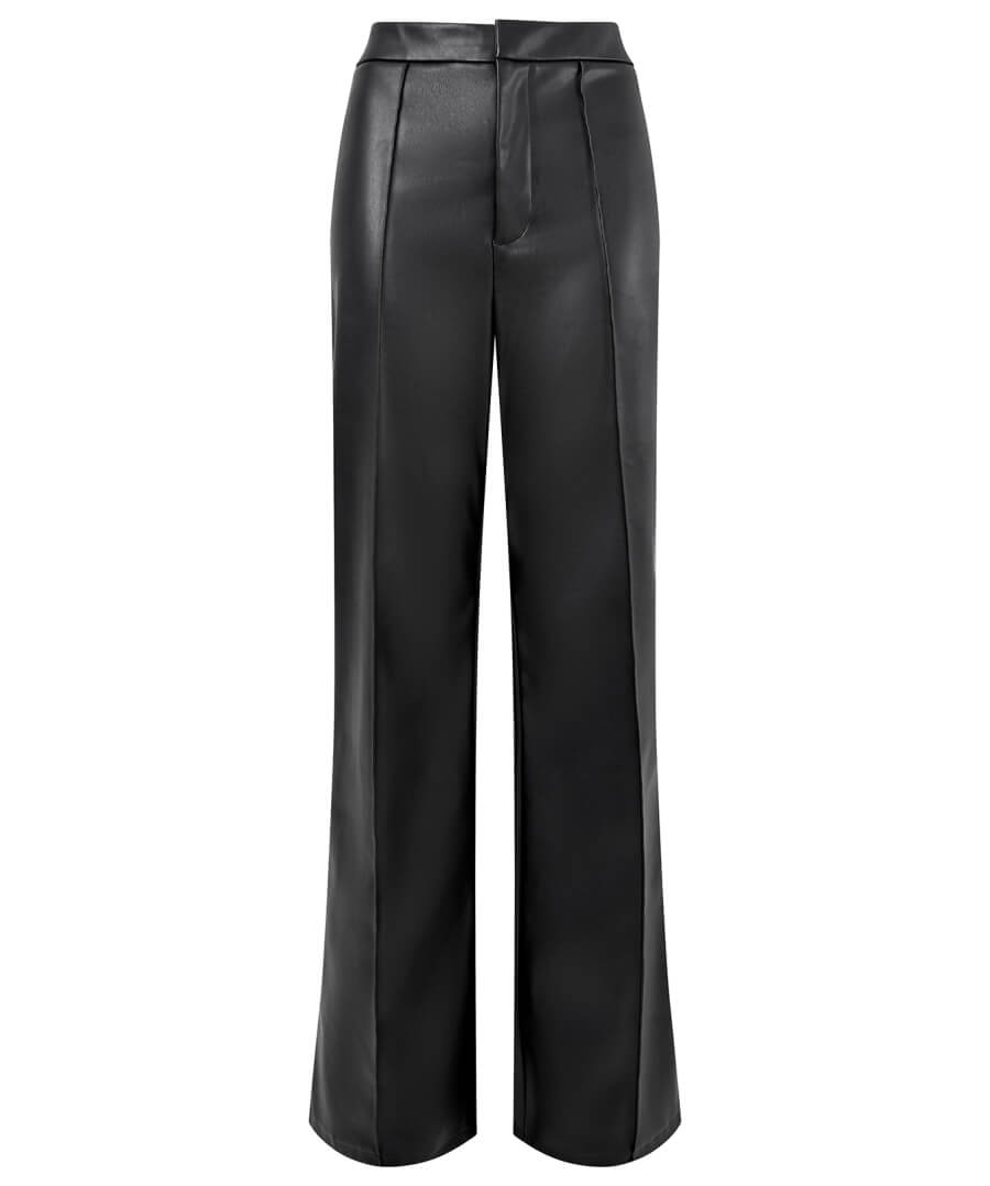 Occasion Outfits | Jeans & Trousers | Top Picks | Women's Joe Browns Perfect PU Trousers Black