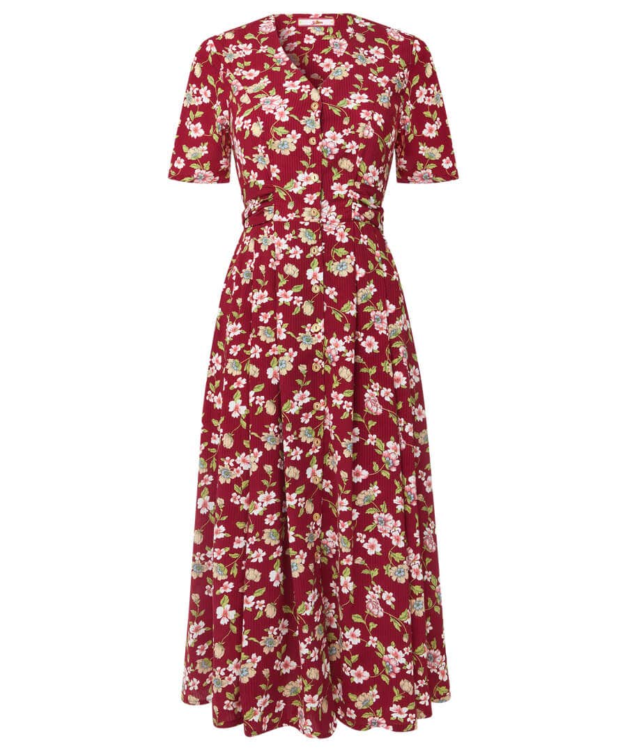 Sale Dresses | Women's Joe Browns Perfectly Pretty Tea Dress Red