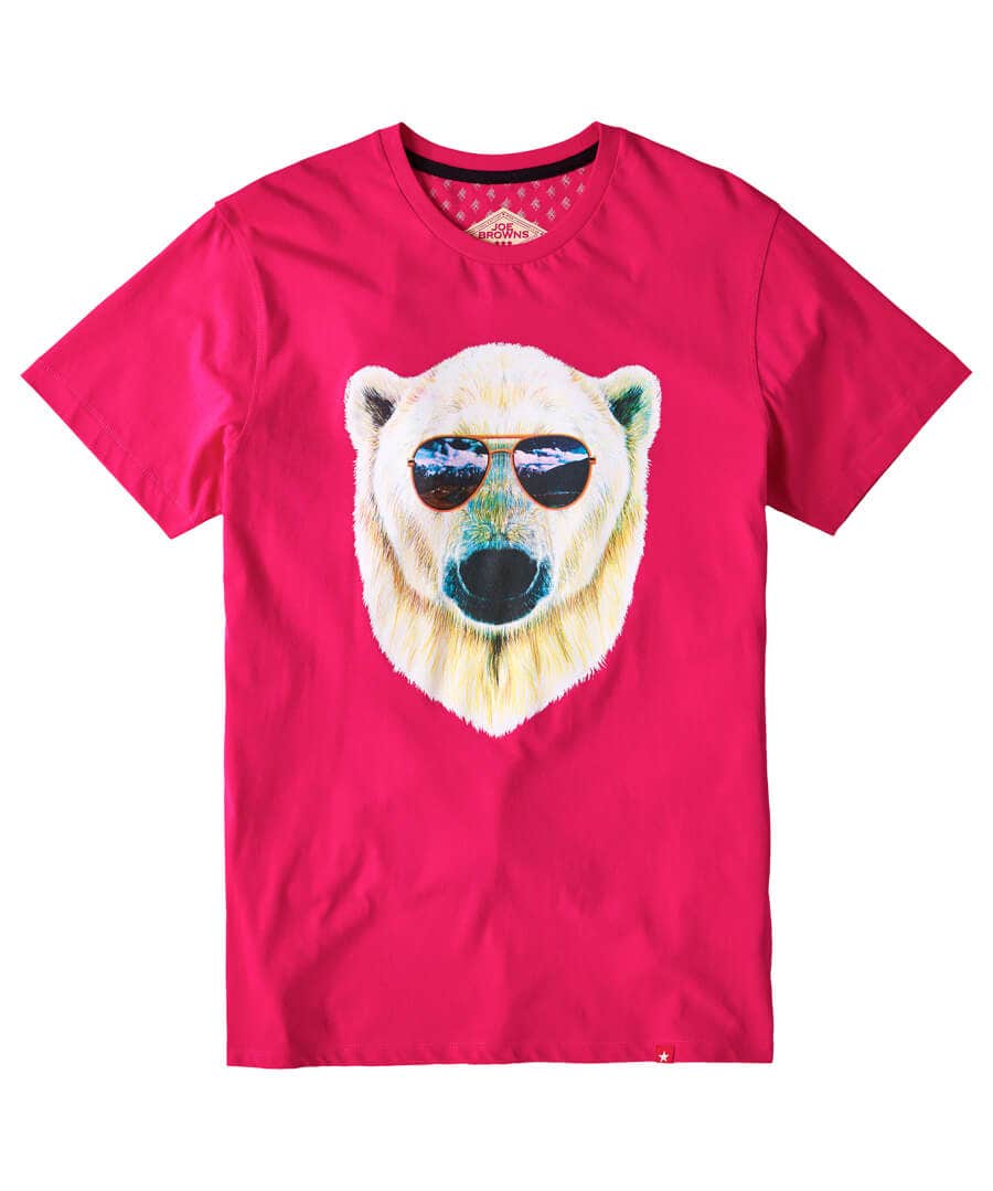 Shop Men's Collection | Graphic T-Shirts | Gifts | Tops & T-Shirts | Sale Tops & T-Shirts | Top Picks | Top Picks | Men，s | Men，s | Men，s Joe Browns Playing It Cool Tee Pink