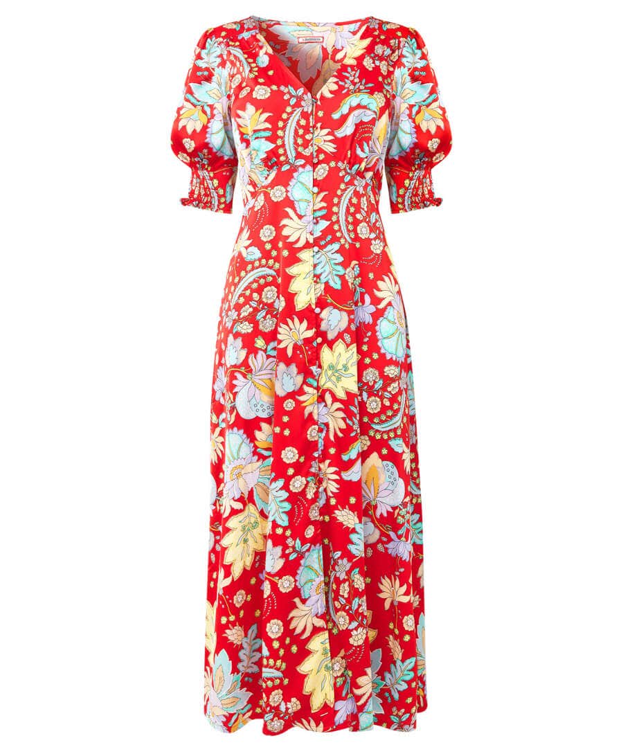 Sale Dresses | Women's Joe Browns Poppy Floral Dress Red