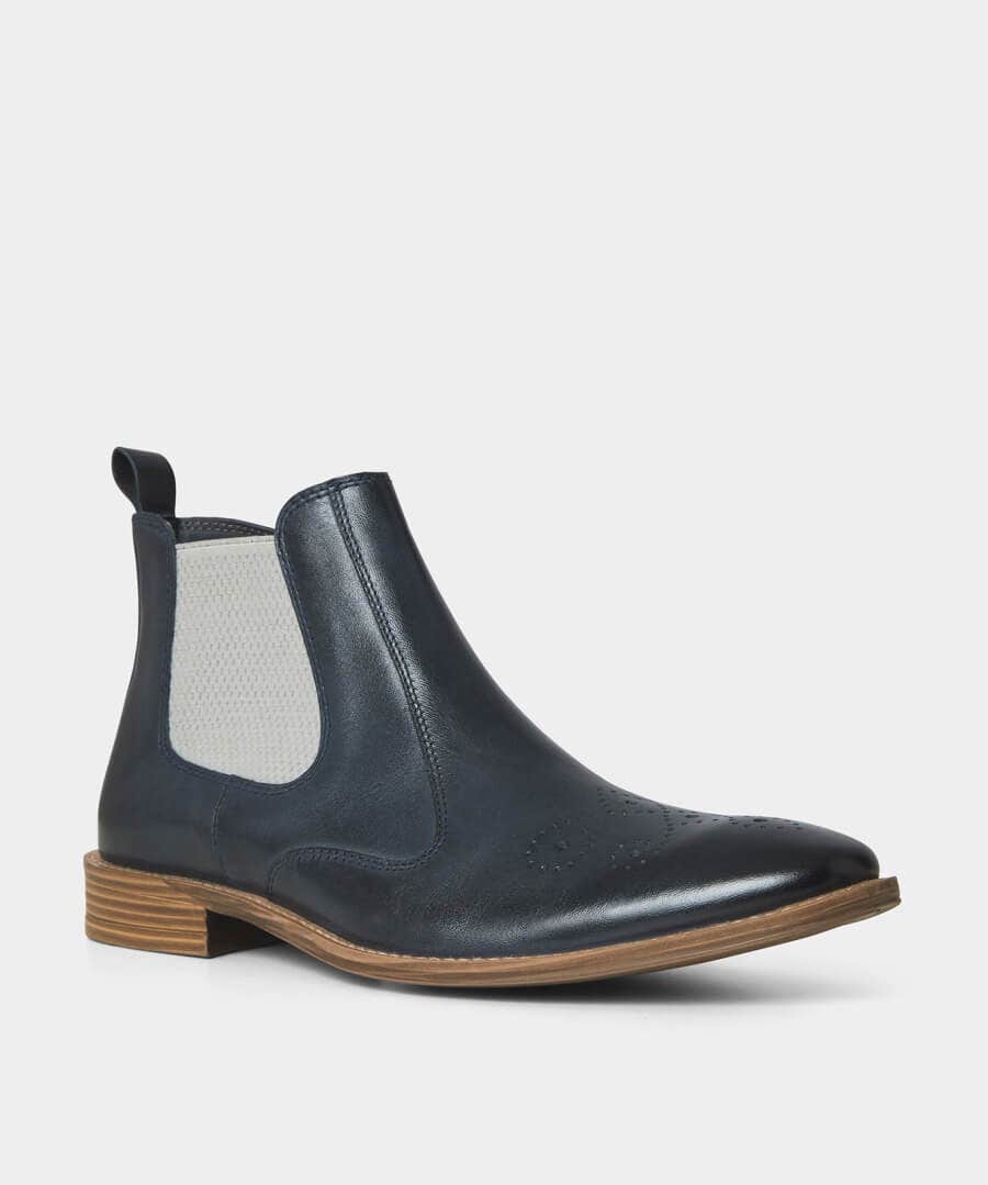 Brogues | Boots | Boots & Shoes | Sale Boots, Shoes & Trainers | Top Picks | Top Picks | Men，s | Men，s Joe Browns Premium Leather Chelsea Boots Shark Blue