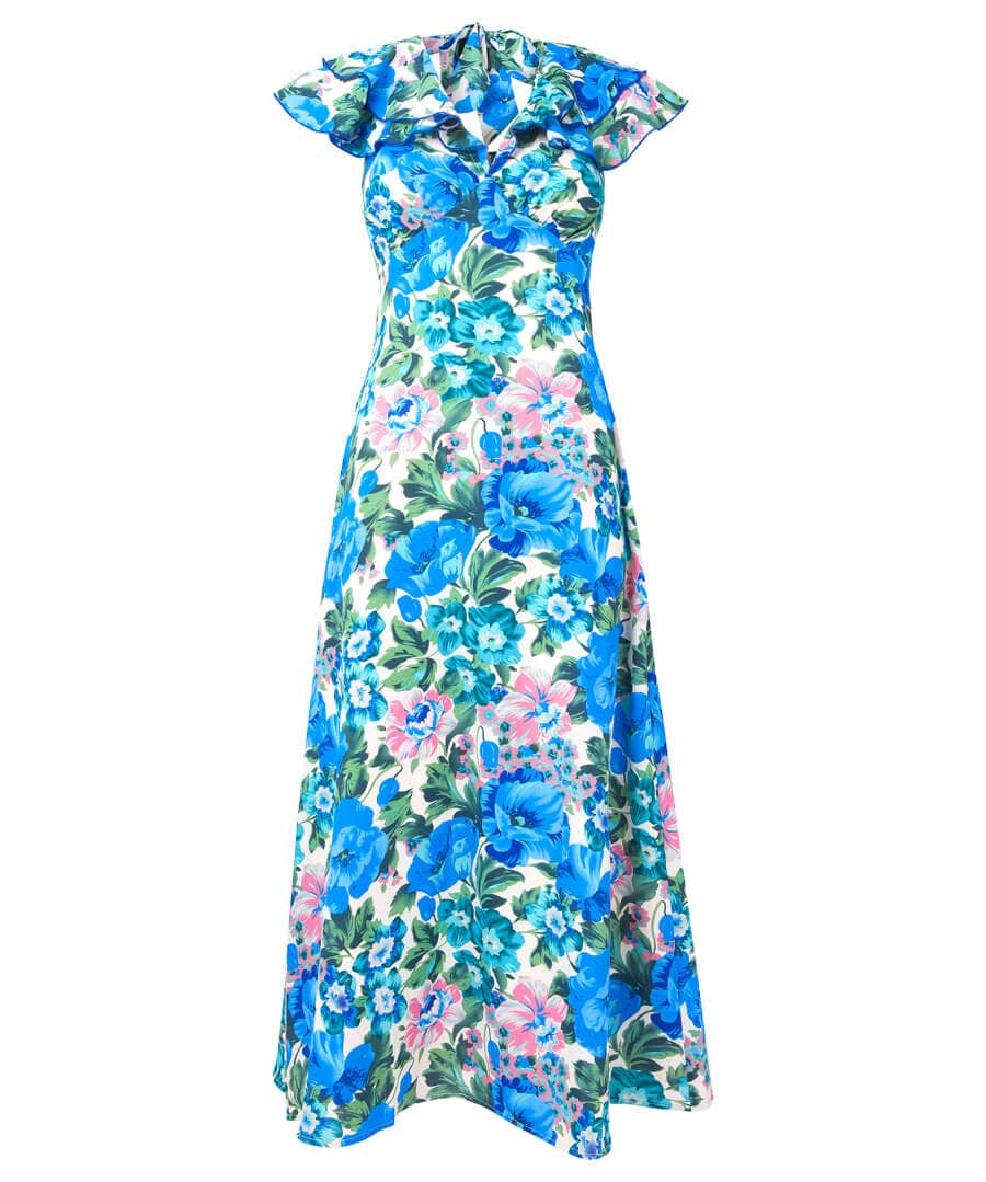 Sale Dresses | Women's Joe Browns Prettiest Floral Dress Blue