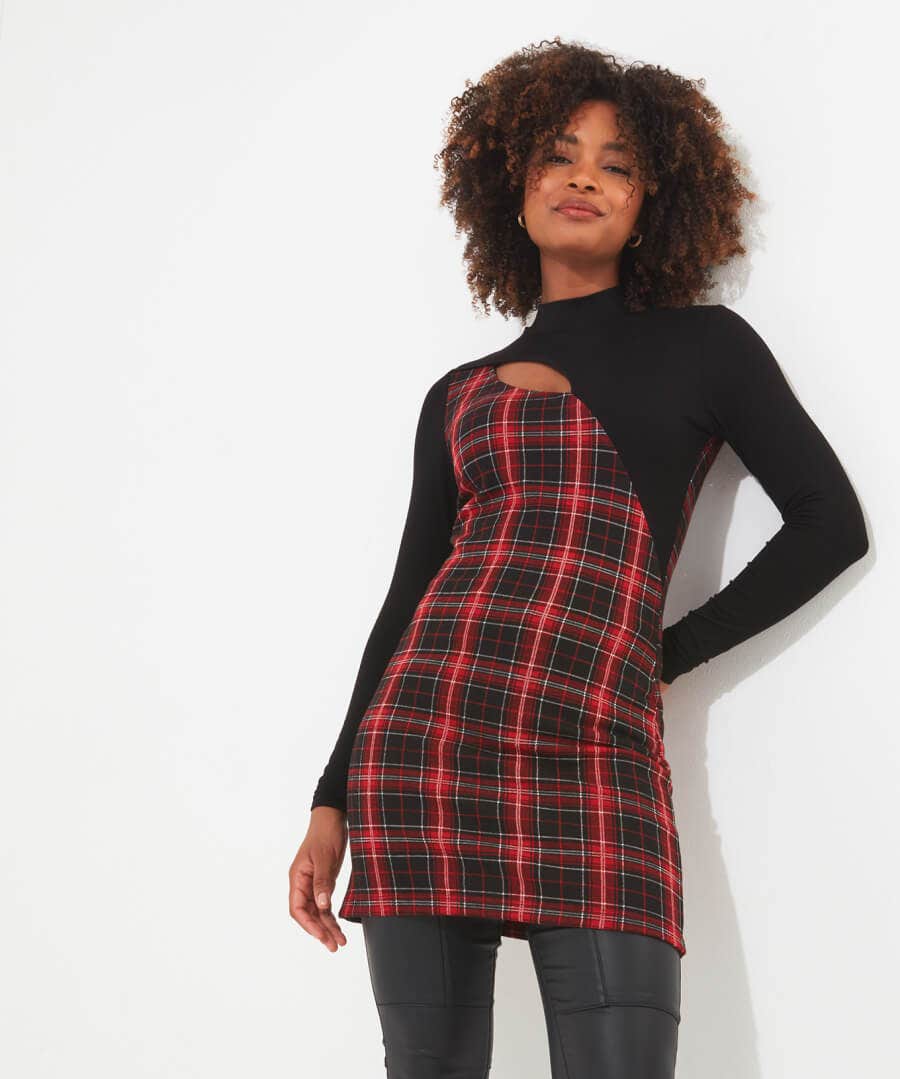 Shop Women's Collection | Tops, Tunics & Blouses | Dresses | Sale Tops, Tunics & Blouses | Top Picks | Women's | Women's | Women's Joe Browns Rock Check Tunic Multi