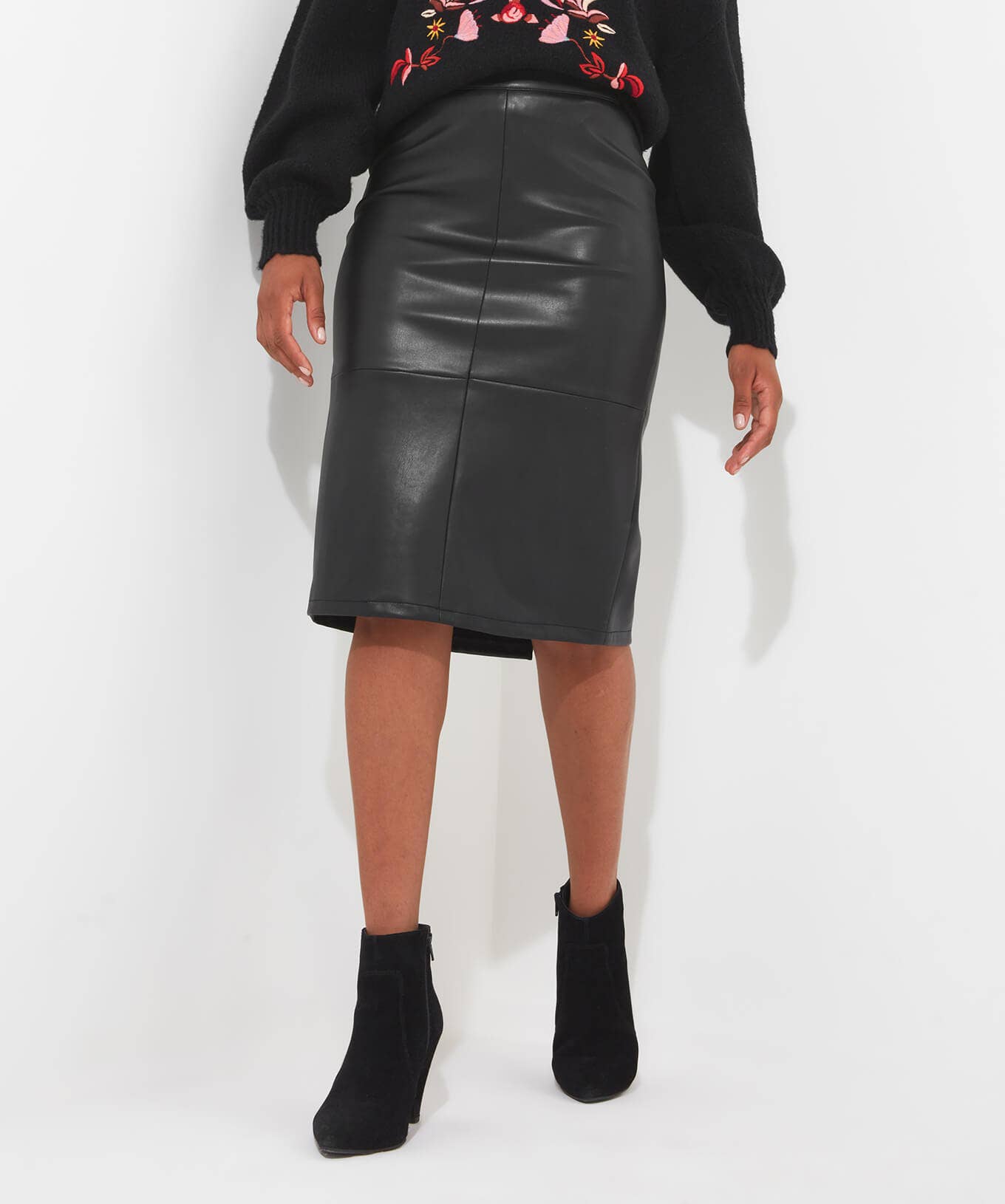 Skirts | Sale Skirts | Women's | Women's Joe Browns Rock It PU Pencil Skirt Black