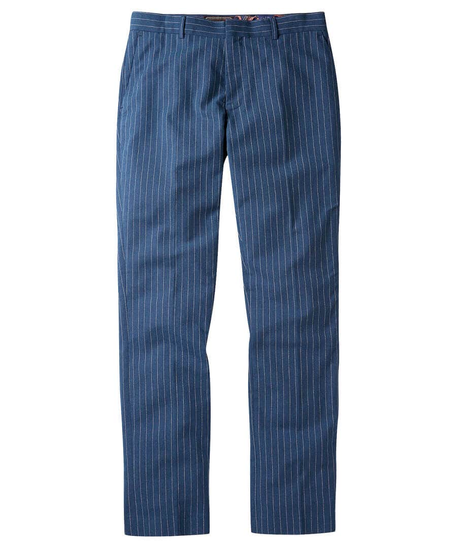 Sale Jeans & Trousers | Men，s Joe Browns Sensational Stripe Trousers Blue