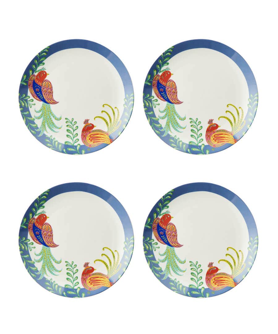 Floral Décor | Nature Décor | Kitchen | Sale Kitchen & Dining | Home | Home | Home | Home Joe Browns Set Of 4 Folk Floral Dinner Plates Multi