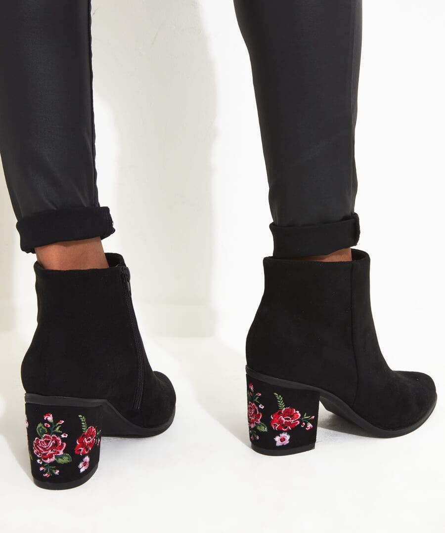 Knee High Boots | Ankle Boots | Gifts | Boots & Shoes | Sale Boots & Shoes | Top Picks | Top Picks | Women's | Women's | Women's Joe Browns Simply Striking Embroidered Boots Black