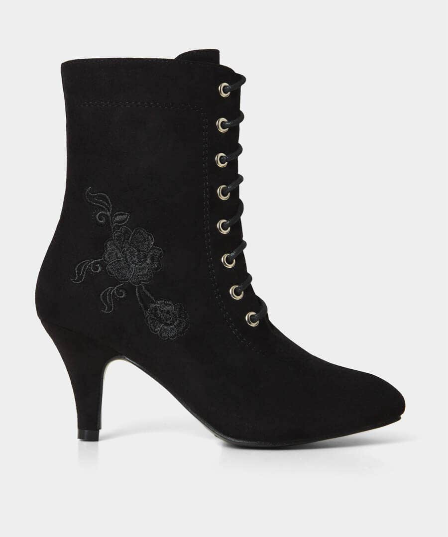 Boots & Shoes | Women's Joe Browns So Enchanting Embroidered Boots Black