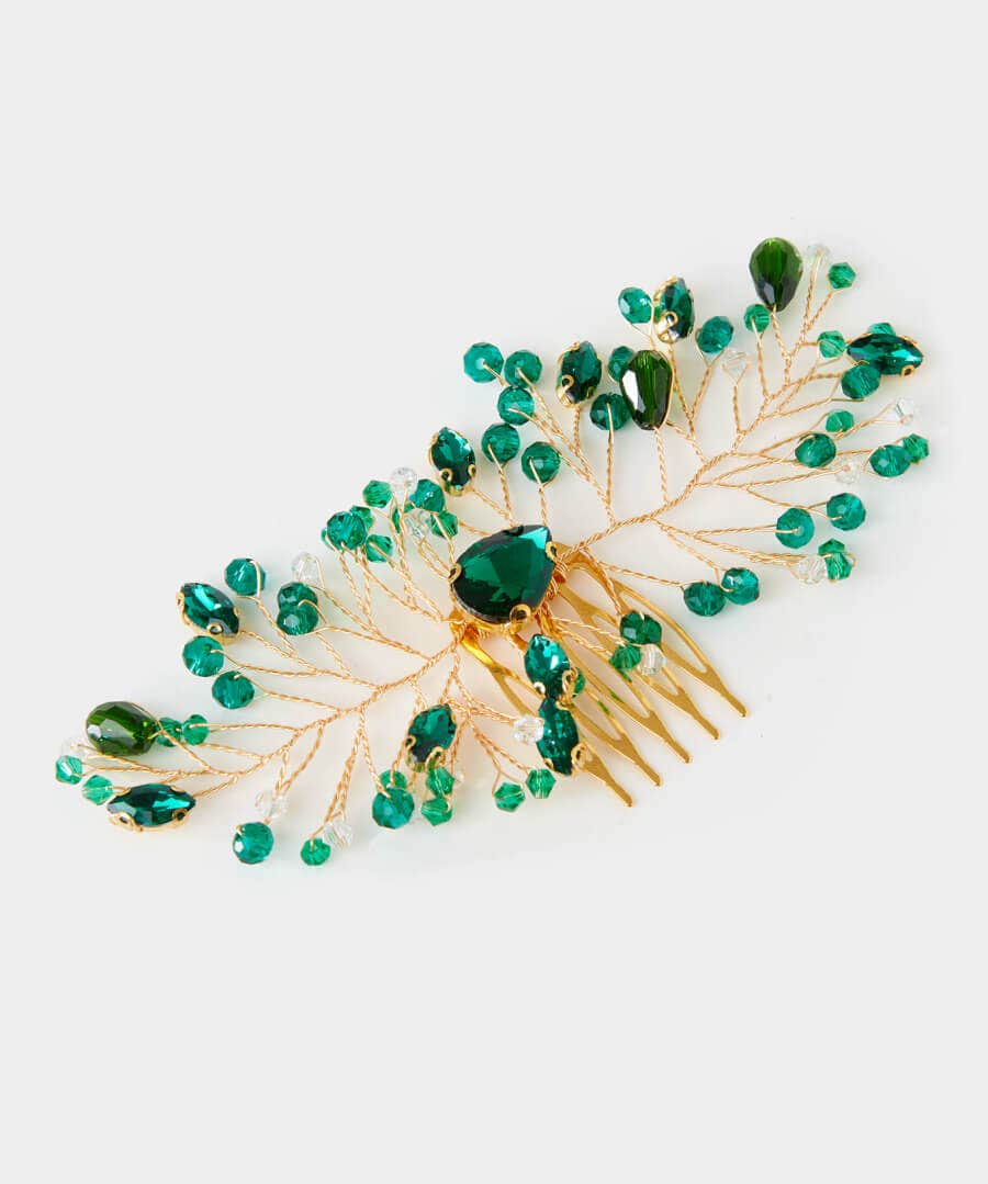 Gifts | Accessories & Jewellery | Sale Accessories & Jewellery | Women's | Women's | Women's Joe Browns So Opulent Hair Comb Green