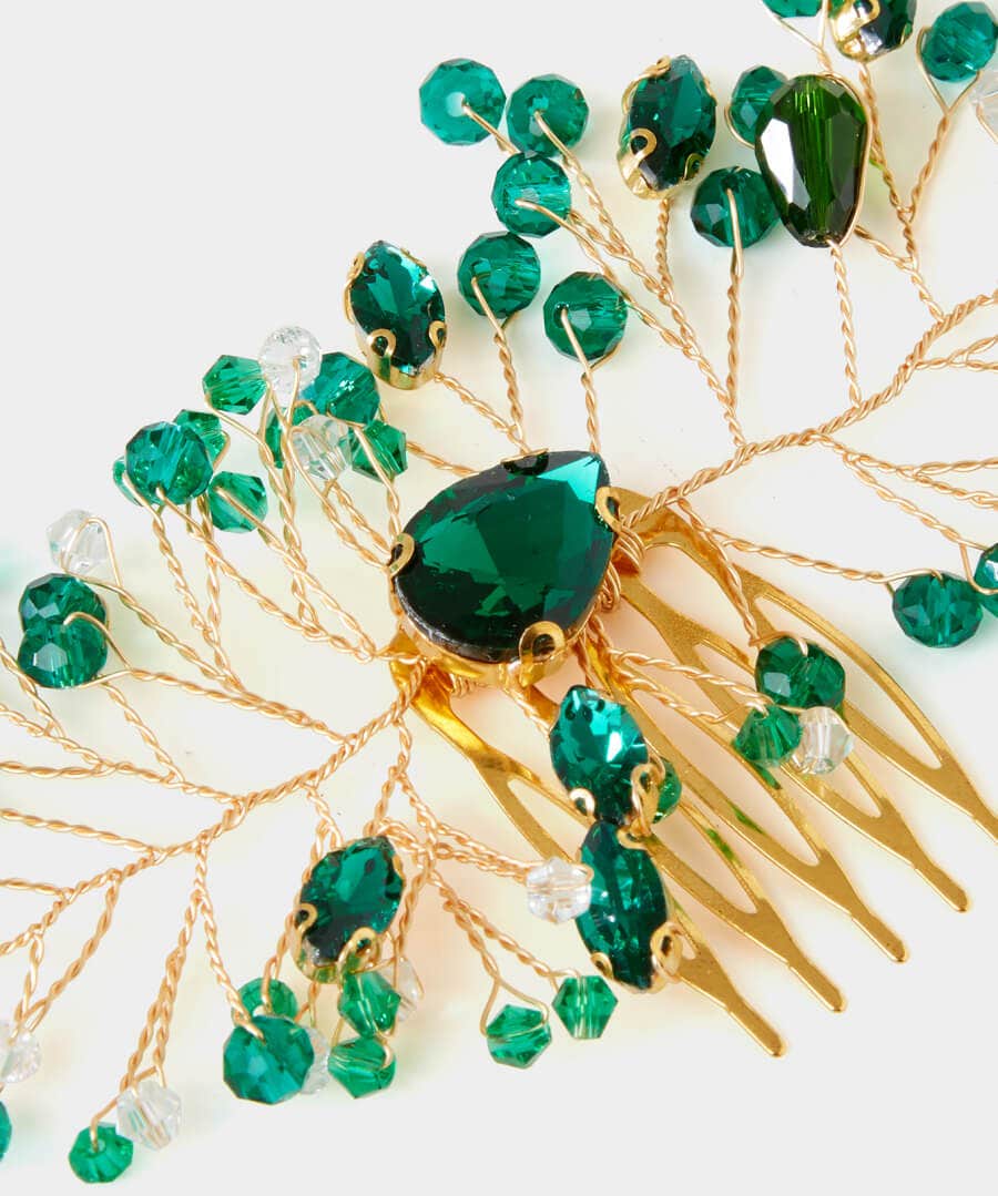 Gifts | Accessories & Jewellery | Sale Accessories & Jewellery | Women's | Women's | Women's Joe Browns So Opulent Hair Comb Green