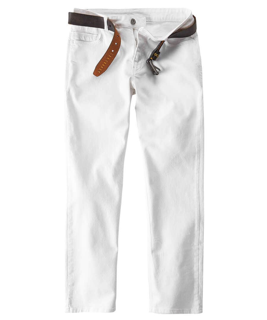 Shop Men's Collection | Jeans & Trousers | Top Picks | Men，s Joe Browns Splendid Straight Jeans White