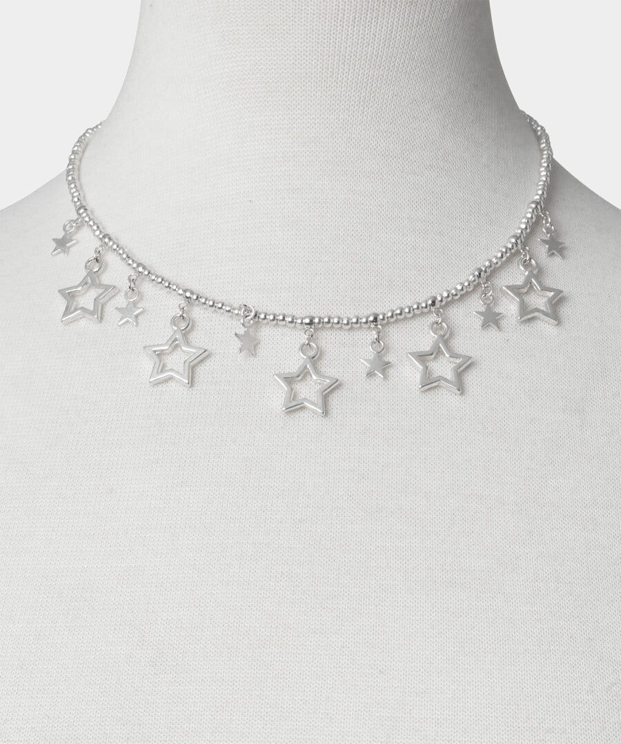 Gifts | Accessories & Jewellery | Women's | Women's Joe Browns Star Gazer Plate Necklace Silver