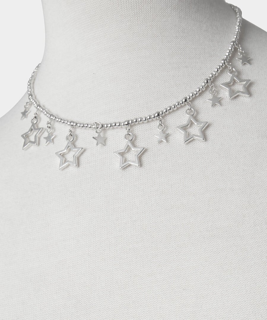 Gifts | Accessories & Jewellery | Women's | Women's Joe Browns Star Gazer Plate Necklace Silver