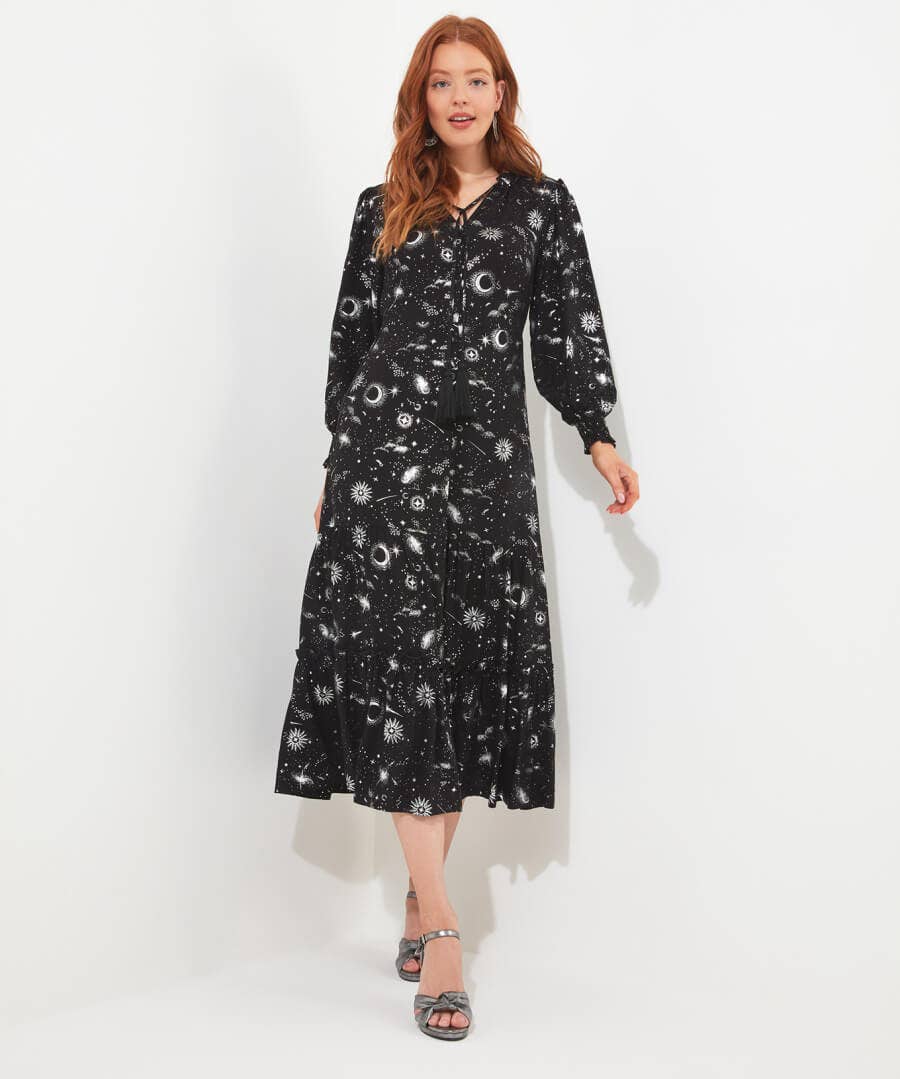 Shop Women's Collection | Midi Dresses | Boho Dresses | Party Dresses | Occasion Outfits | Dresses | Sale Dresses | Top Picks | Top Picks | Top Picks | Top Picks | Top Picks | Women's | Women's Joe Browns Starry Night Boho Dress Black