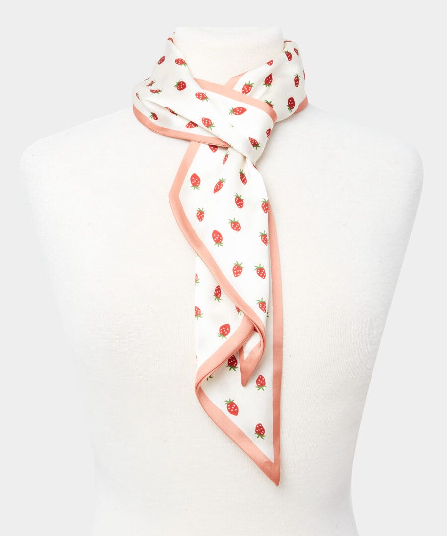 Sale Accessories & Jewellery | Women's Joe Browns Strawberry Silky Scarf Pink Multi