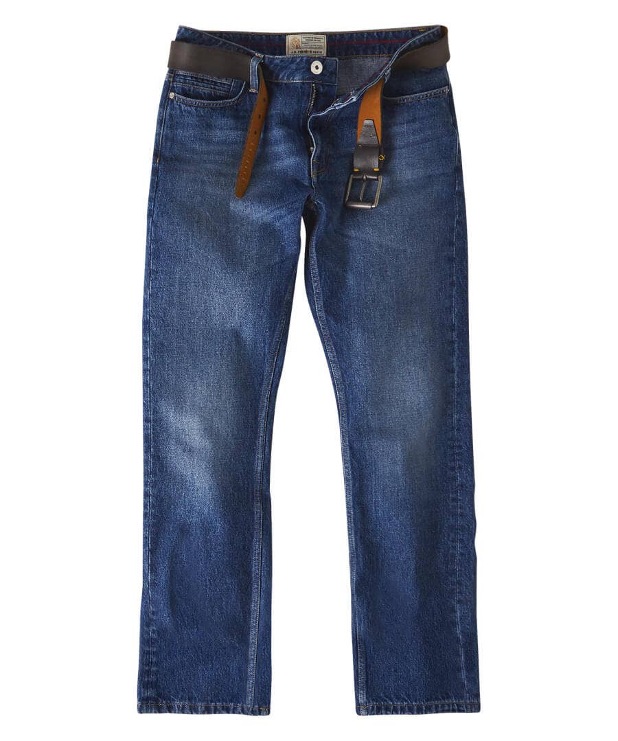 Straight Leg Jeans | Jeans & Trousers | Denim Styles | Top Picks | Men，s | Men，s Joe Browns Stylish Straight Jeans Mid Blue