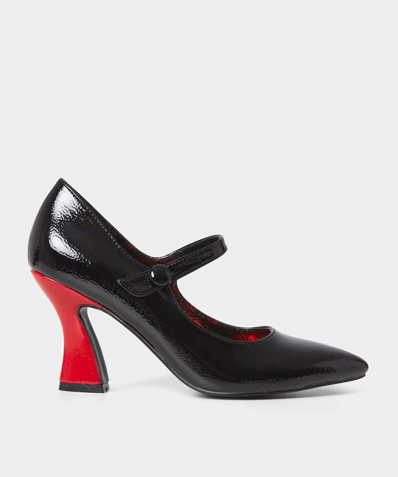 Party Footwear | Boots & Shoes | Sale Boots & Shoes | Top Picks | Women's | Women's Joe Browns Topping Perfection Patent Shoes Black/Red