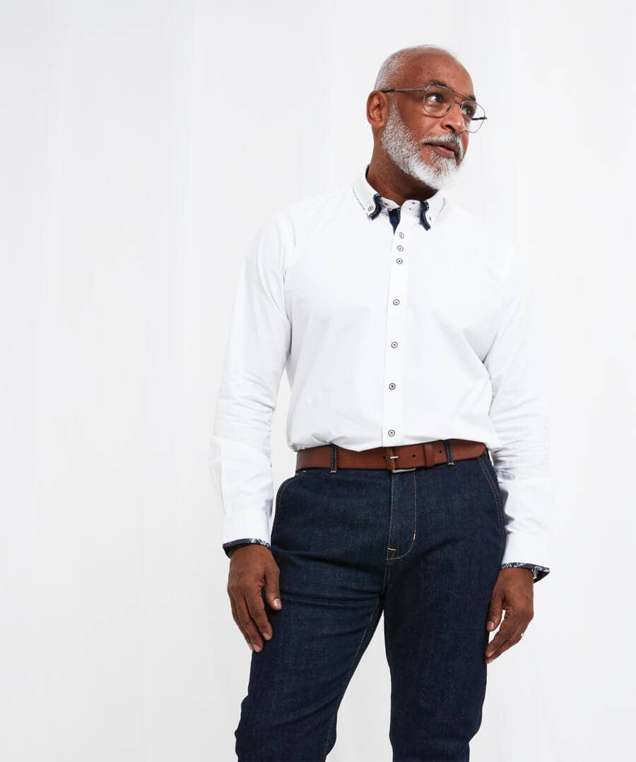 Shop Men's Collection | Shirts | Sale Shirts | Top Picks | Men，s | Men，s Joe Browns Triple The Style Shirt White