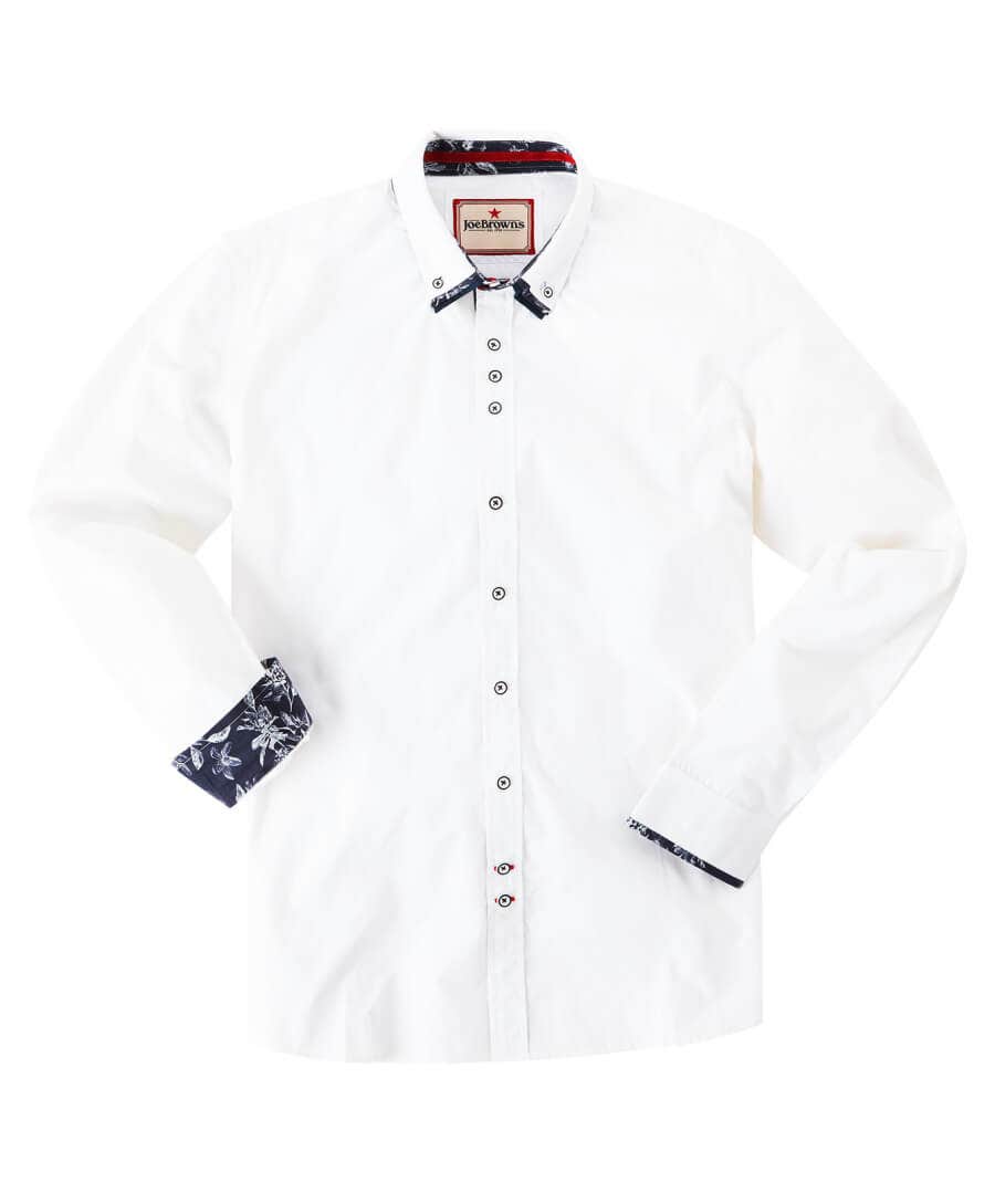 Shop Men's Collection | Shirts | Sale Shirts | Top Picks | Men，s | Men，s Joe Browns Triple The Style Shirt White