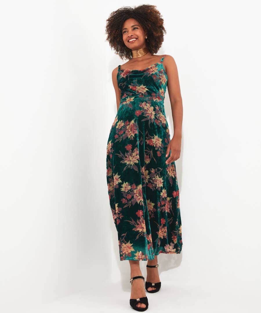 Shop Women's Collection | Velvet & Devor茅 Dresses | Midi Dresses | Maxi Dresses | Party Dresses | Occasion Outfits | Dresses | Sale Dresses | Top Picks | Top Picks | Top Picks | Top Picks | Top Picks | Top Picks | Women's | Women's Joe Browns Ultimate Devore Dress Green