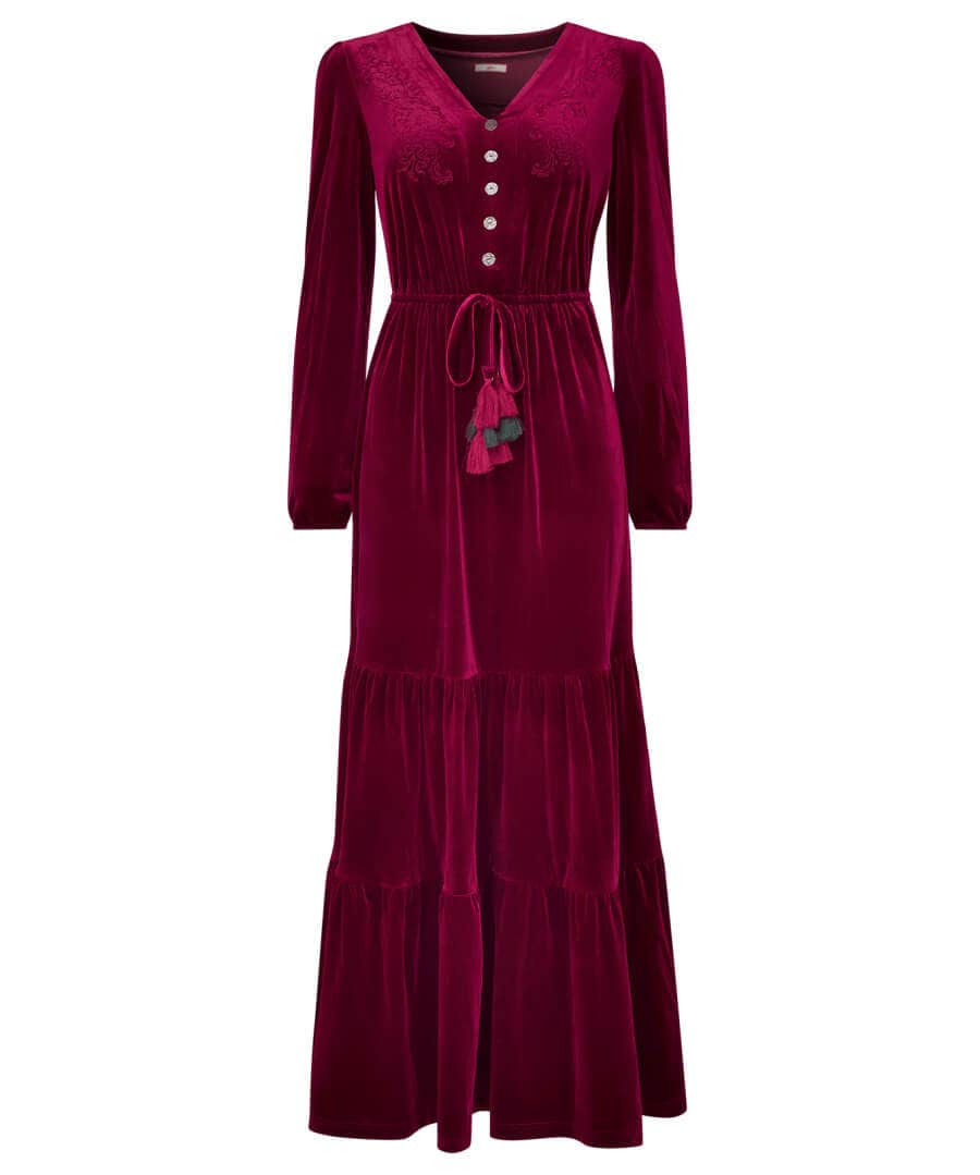 Shop Women's Collection | Vintage & Retro Dresses | Velvet & Devor茅 Dresses | Maxi Dresses | Party Dresses | Occasion Outfits | Dresses | Sale Dresses | Top Picks | Top Picks | Top Picks | Top Picks | Top Picks | Top Picks | Women's | Women's Joe Browns Velvet Perfection Dress Berry