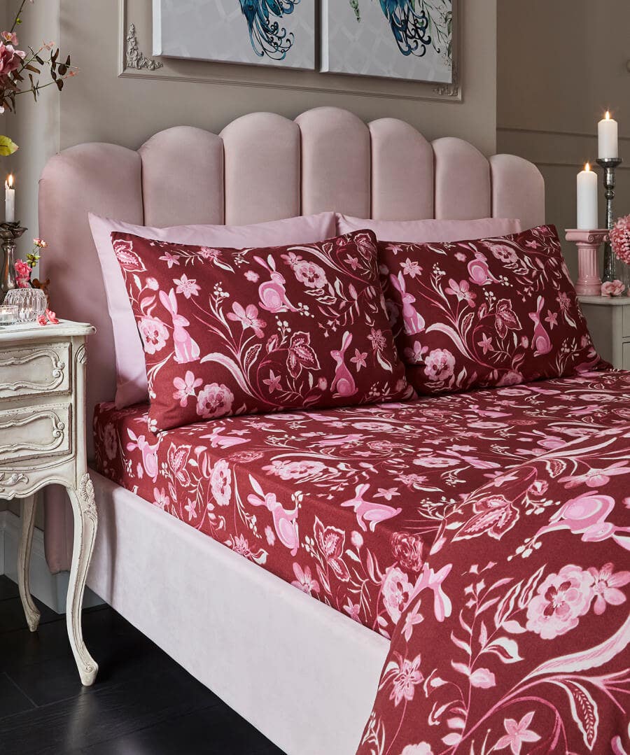 Bedroom | Nouveau Reflections | Floral Décor | Nature Décor | Bedding | Sale Bedding | Home | Home | Home | Home | Home | Home Joe Browns Woodland Brushed Cotton Coordinating Bedding Pink